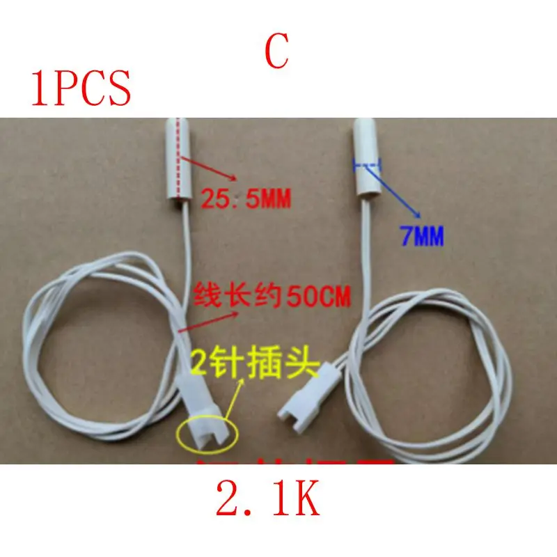Kühlschrank temperatur sensor 2,1 k 5k 10k universeller Kälte temperatur sensor