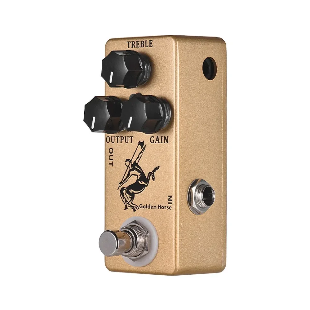 Golden Horse Guitar Overdrive Effect Pedal