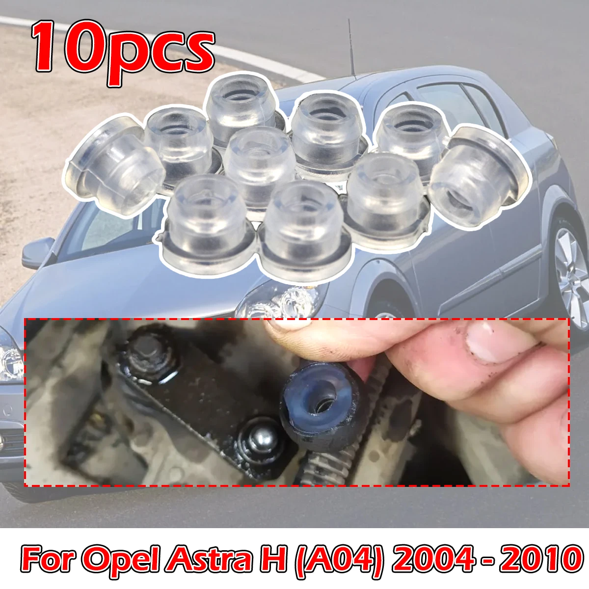 10Pcs Gear Shift Cable Bushing Gearbox Pull Head Lever Line Sleeve Transfer Case Retainer Opel Astra H (A04) 2004 2005 2006-2010