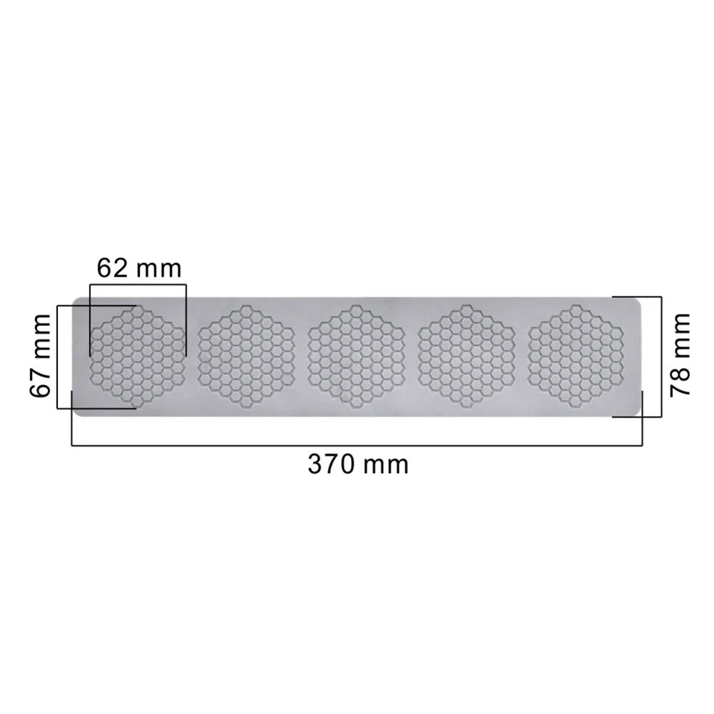 

Honeycomb Molds Honeycomb Silicone Fondant Cake Mold Kitchen Baking Tool Tuile Fondant Molds for Baking for Dessert Cupcake