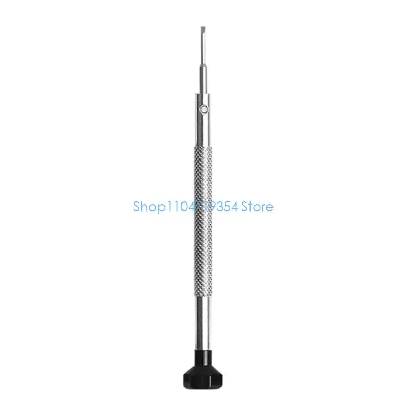 0XLD Sturdy Clock Repair Screwdriver High Carbon Steel Tip Lightweight Ergonomic Grip Design