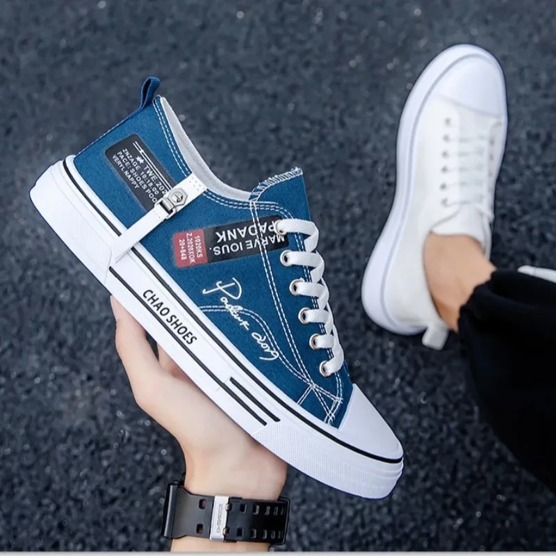 

Men's Vulcanized Shoes Classic Low-Top Canvas Shoes Breathable Casual Shoes Youth Student Street Skateboard Shoe Men's Sneakers