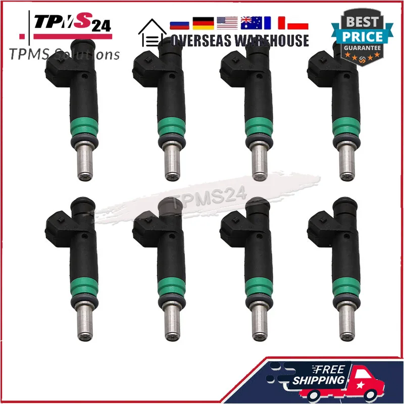 

7525721 13647525721 8Pcs Fuel Injectors For BMW X5 745Li 745i 750Li 750i 645Ci 650i 545i 550i