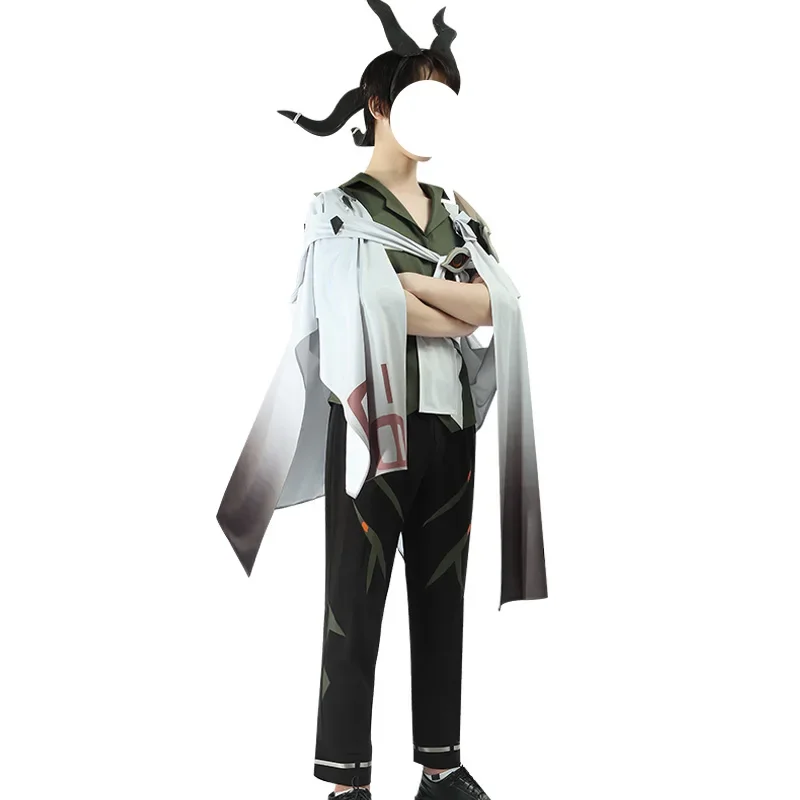 

Anime Game Honkai 3dr Impact Cosplay Costumes Kosma Tops Pants Cloaks Belts Accessories Props Halloween Adult Clothing Full Set