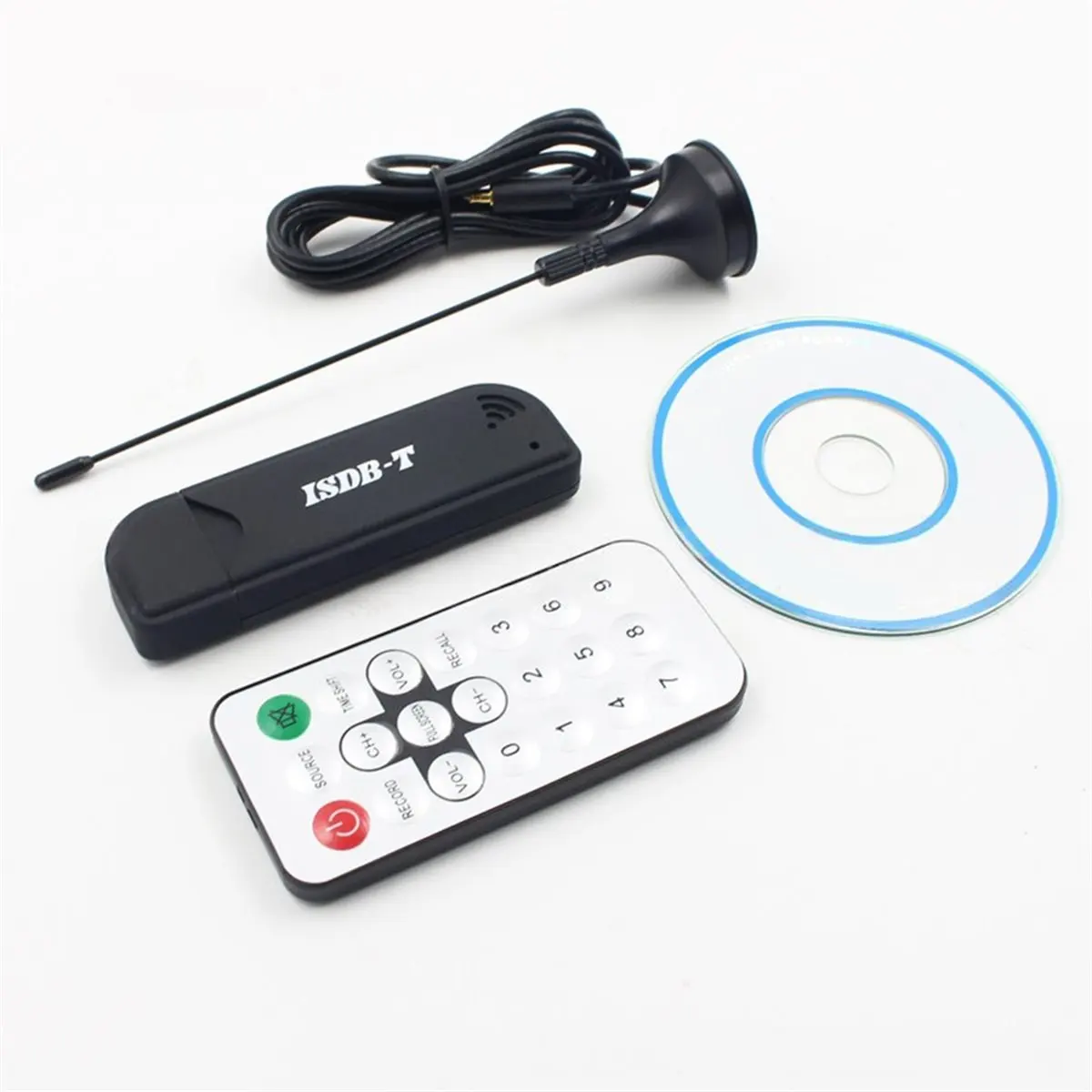 [VALUE PACK]USB 2.0 ISDB-T Receiver Digital FM Dongle ISDB-T Converter Dongle Stick Digital TV Tuner Receiver