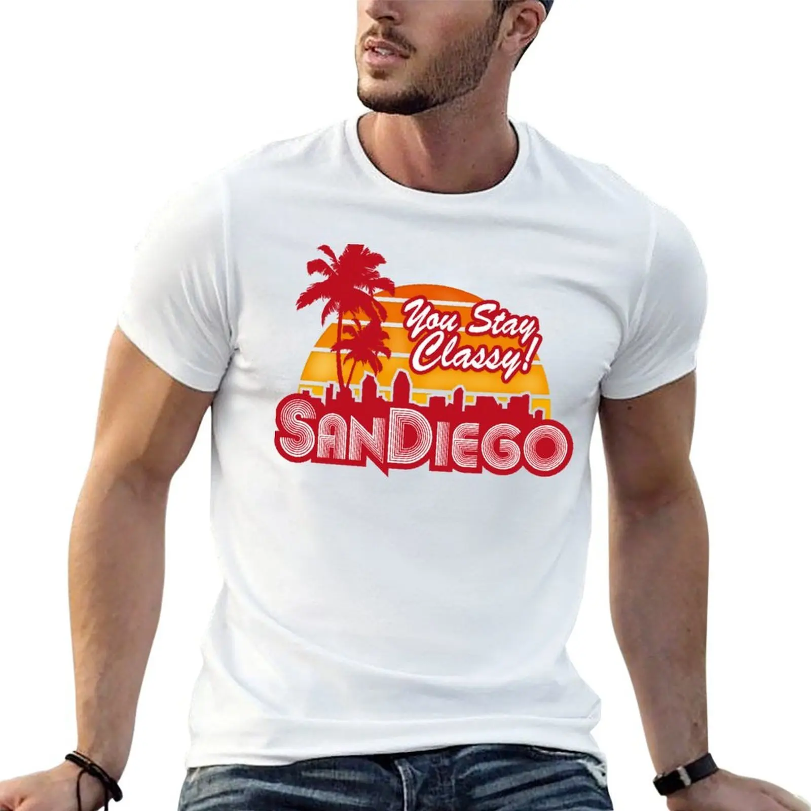 

You Stay Classy! San Diego T-Shirt graphic t shirts for man t shirts for man graphic vintage T-Shirt