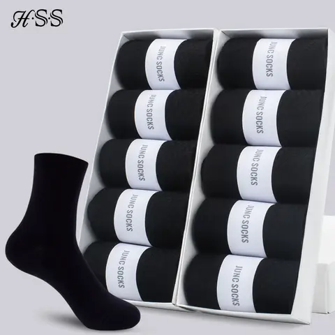 Men's Cotton Business Socks Plus Size 6.5-14 HSS