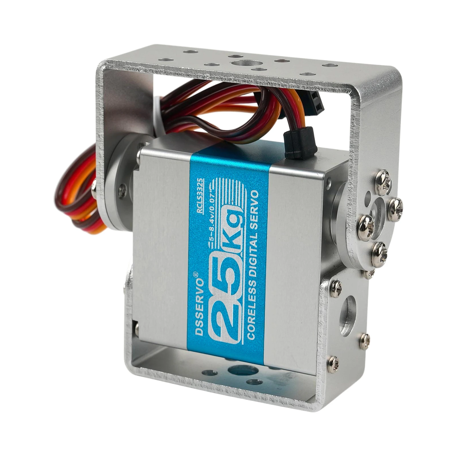 Pełny Robot CNC ze Stali CNC, Serwo 25kg RCLS3325 z Metalowymi Przekładniami, Cyfrowe Serwo dla Arduino z Długim i Krótkim Prostym Mocowaniem U