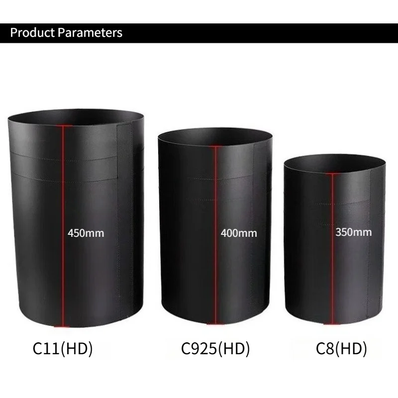 

Flexible Anti Fog Lens Hood Dew Shield Internal Black Flocking Cloth for 5" 6" 8" 9.25" 11" Telescopes Astronomy Accessory