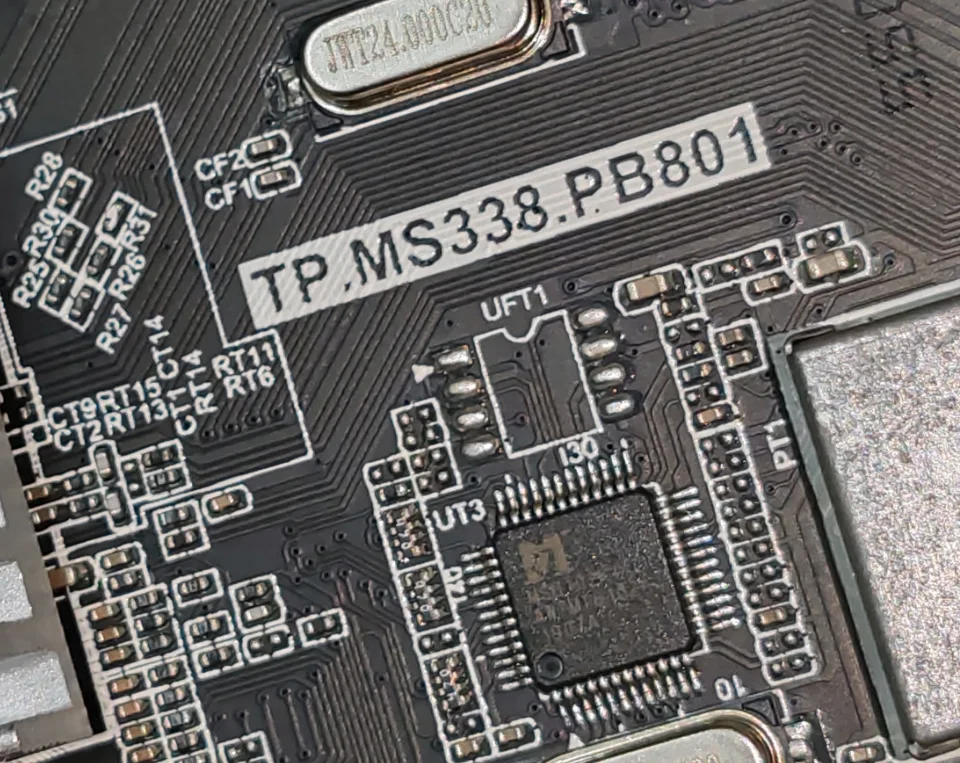 TP.MS338.PB801  Three in one universal motherboard WiFi dual core 512M+4G for 1920x1080   36--160v 45w