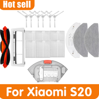 For Xiaomi Vacuum cleaner S20 / D106 E12 E10 B112 Accessories Replacement Main Side Brush Mop Cloth Filter Part