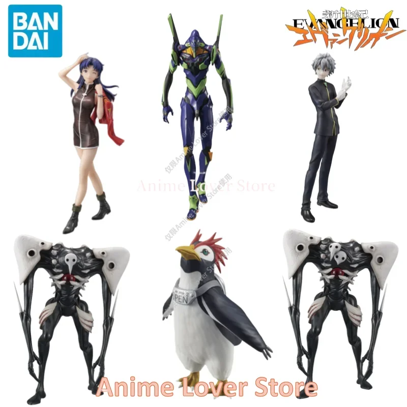 Bandai Original Ichiban Kuji EVANGELION Anime Figure ANGEL ATTACK EVA-01 SHAMSHIEL Kaworu Nagisa Collectible Model Ornaments