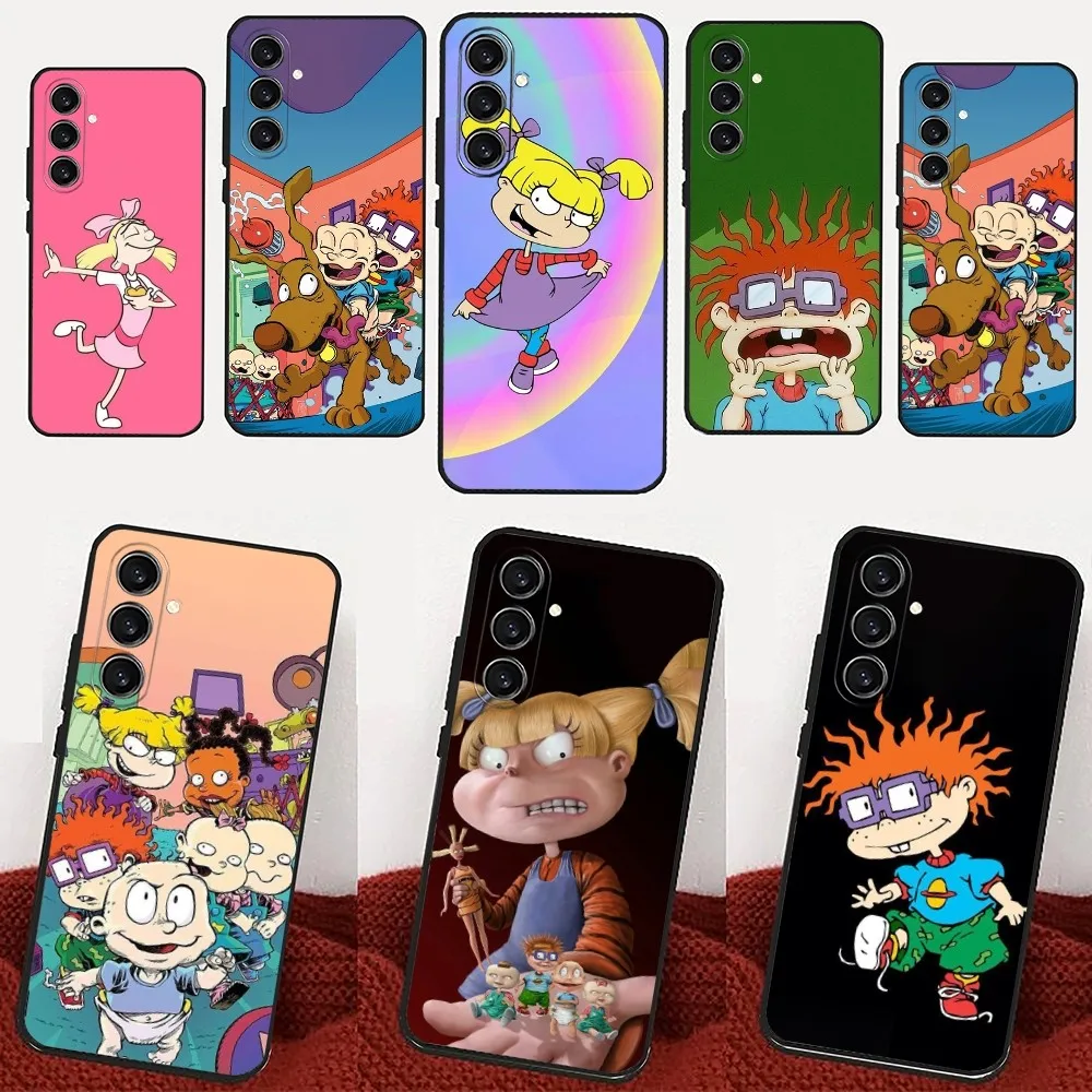 Cartoon F-Funny R-Rugrats   Phone Case For Samsung Galaxy A13,21s,22,31,32,52,53,71,80,91 Black Soft Cover