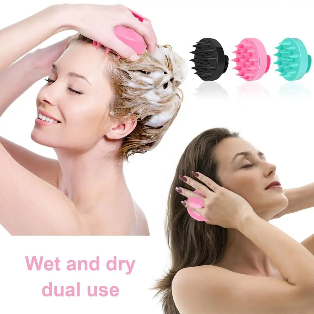 جهاز تدليك فروة الرأس الناعم عالي الجودة لنمو الشعر، فرشاة شامبو لطيفة مريحة، مدلك فروة الرأس المتين للعناية بالشعر