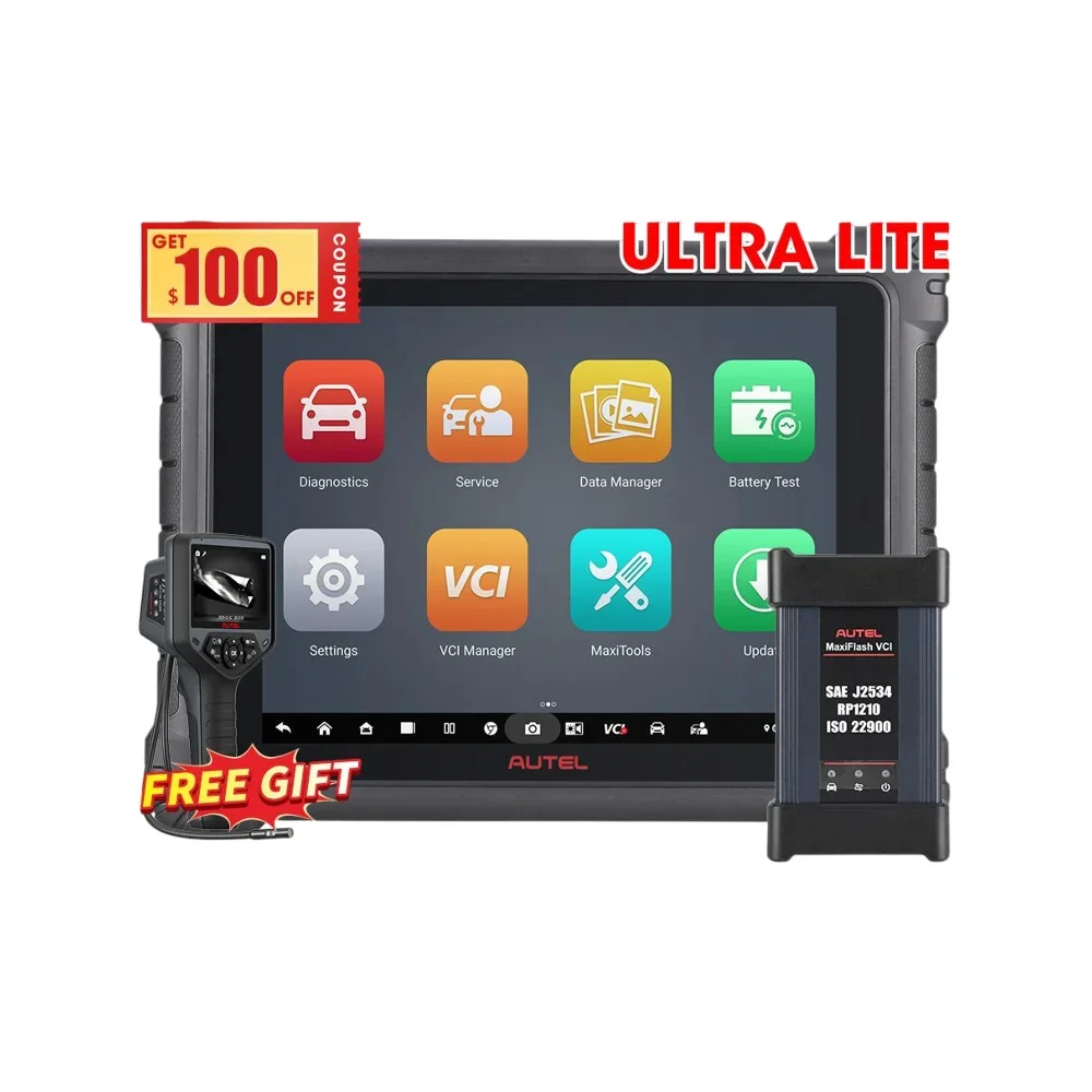 

professional autel maxisys ultra lite ms909 mk908p mk 908 obd2 ecu programming programmer automotriz diagnostic tool scanner