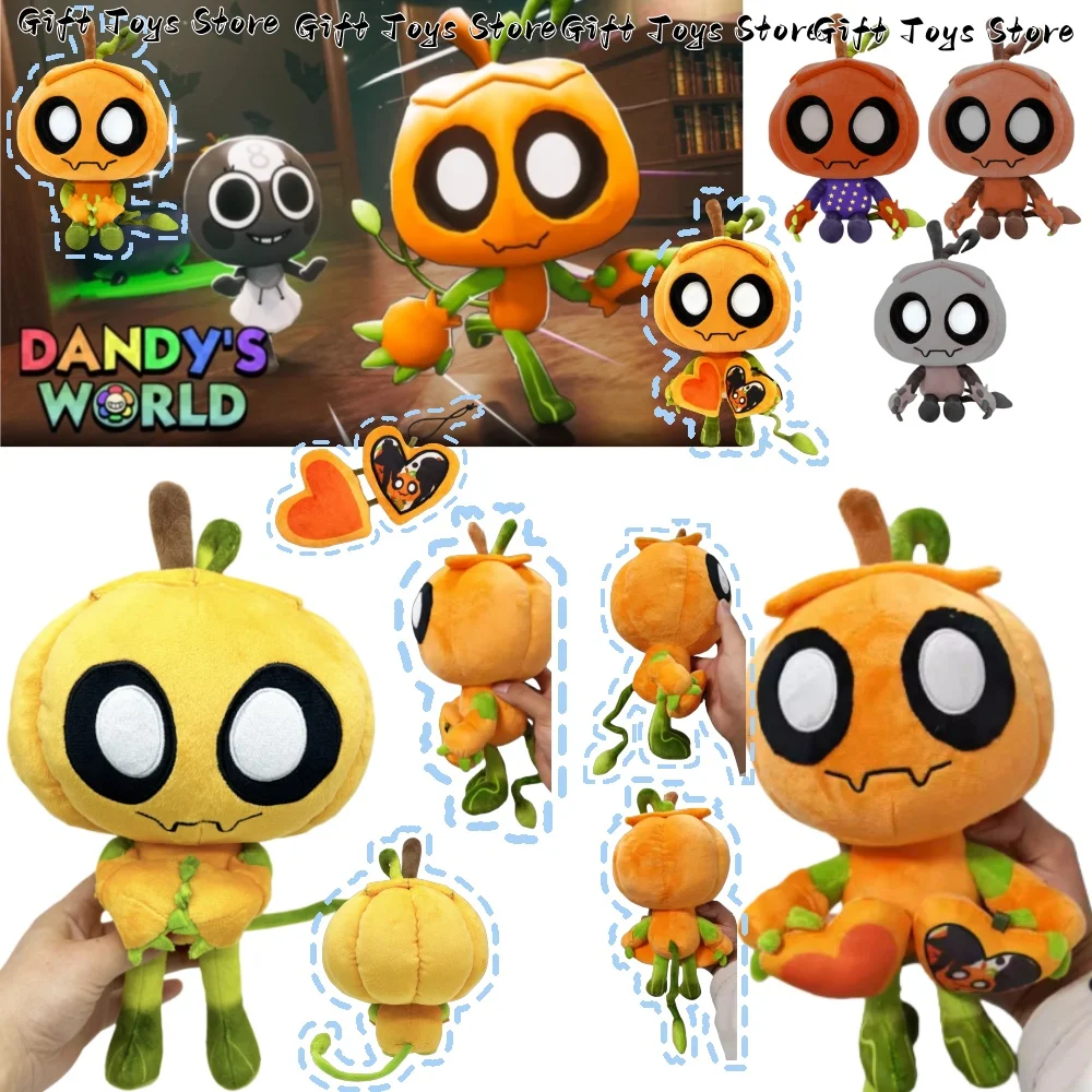 

Новая плюшевая игрушка Dandy's World на Хэллоуин, тыква, гуртые белые кости, Ribecca Eclipse, мягкие детские игровые фанаты, периферийные устройства Gif