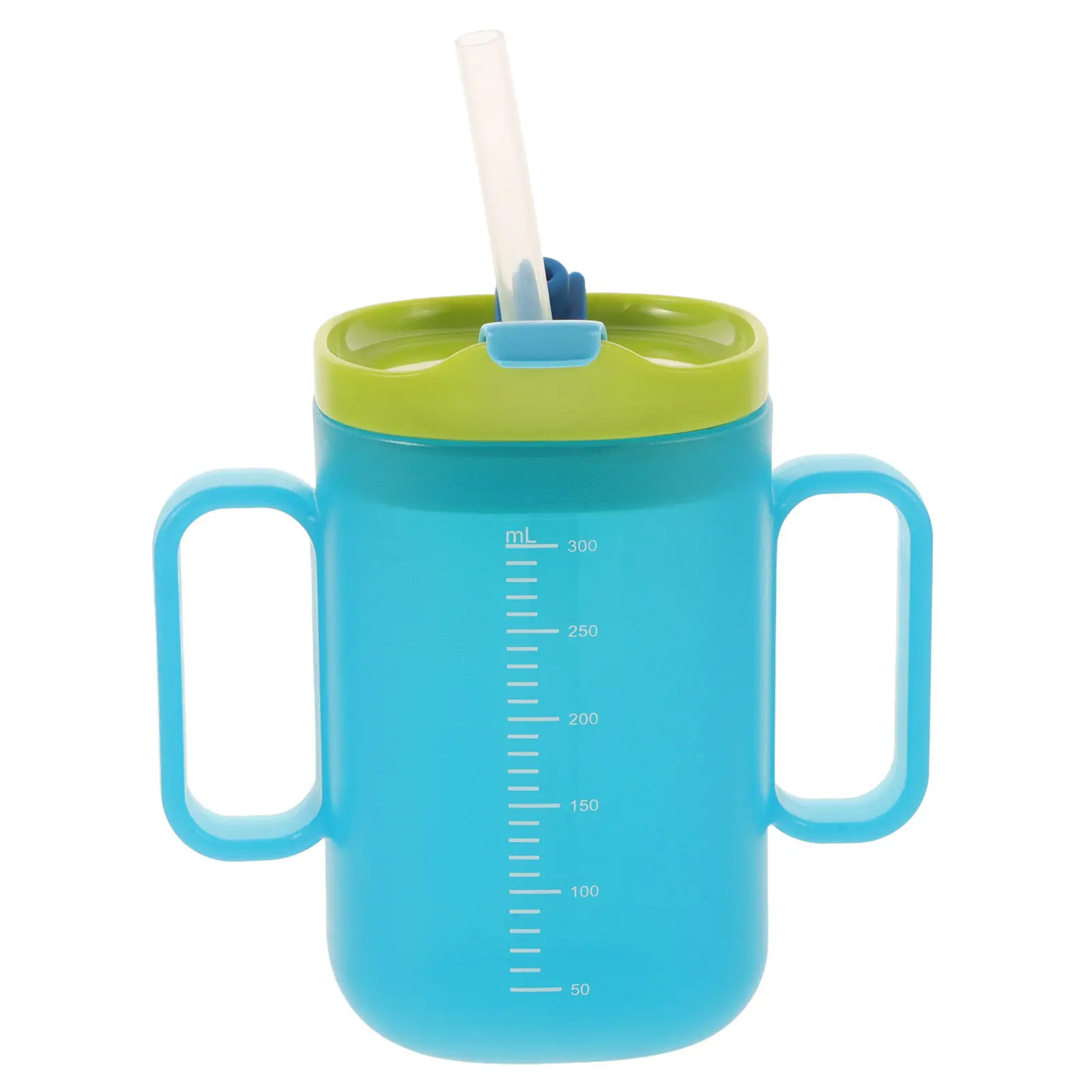 

Kids Baby Training Sippy Cup 300Ml Spill Proof Feeding Drinking Cup with Straw for Disabled Elderly Maternity Use Leak Proof