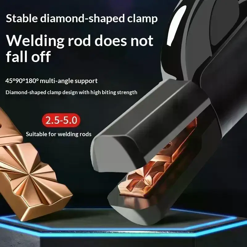 1Set Heavy Duty Electrode Holder 600/800/1000A Electrode Holder European Welding Electrode Holding Pliers For 2.5-5.0mm Diameter