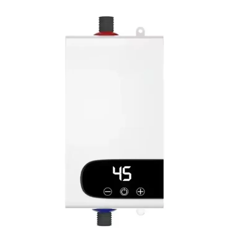 A78E-Tankless 5500W Water Heater Instant Instantaneous Faucet Tap Kitchen Hot Water Crane LED Digital