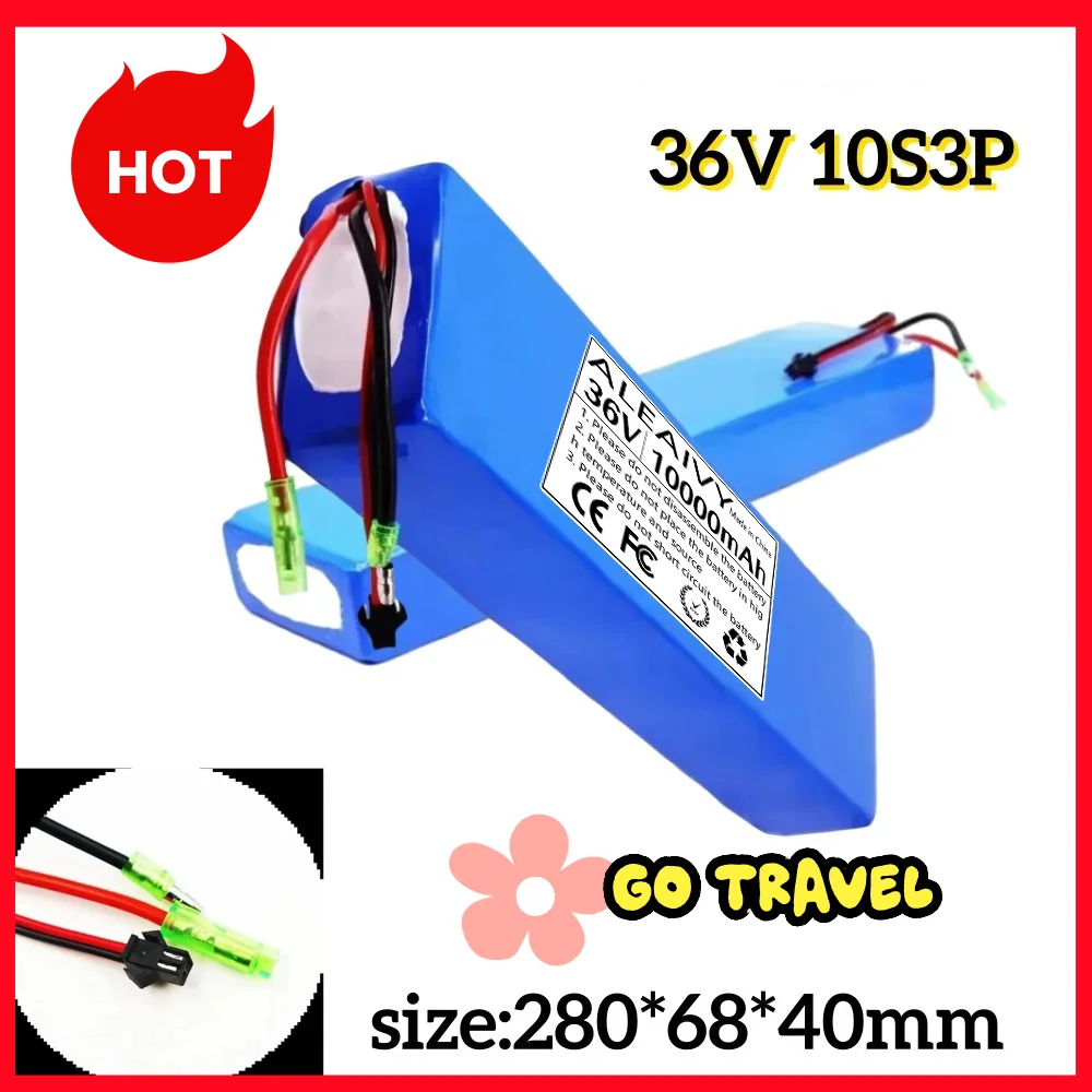 

18650 lithium ion Battery Pack 10Ah 10s3p 36V Battery for FIIDO D1/D2/D2S D4S Folding Moped City Battery.