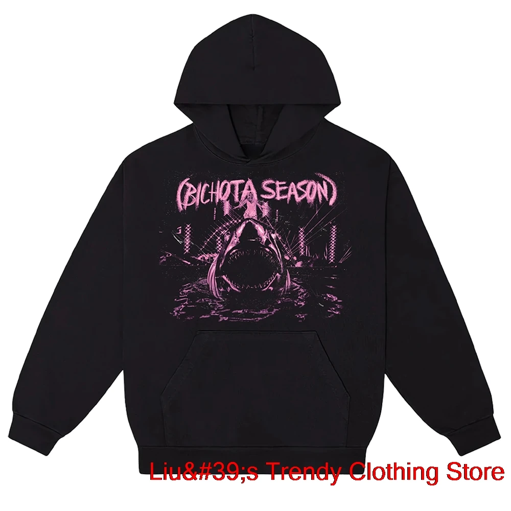 

Karol G Shark Hoodie Manana Sera Bonito Bichota Season Album Tour Merch Women Men Fashion Casual Streetwear Sweatshirt Top