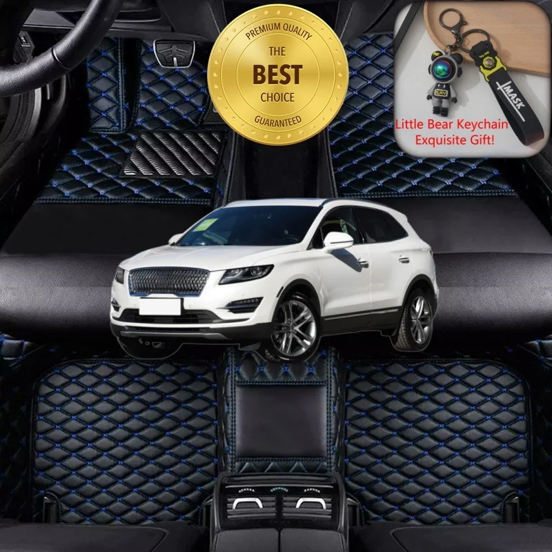 

Индивидуальные автомобильные коврики для Lincoln MKC, водонепроницаемые, на заказ, для лево- и праворульных авто