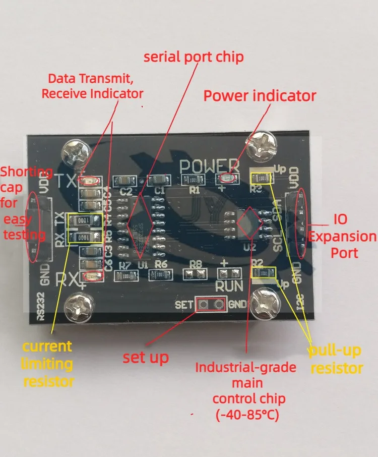 I2C Sang UART Nối Tiếp Để I2C RS232 Để I2C I2C Để Nối Tiếp SMbus I2C Nối Tiếp Nô Lệ Module
