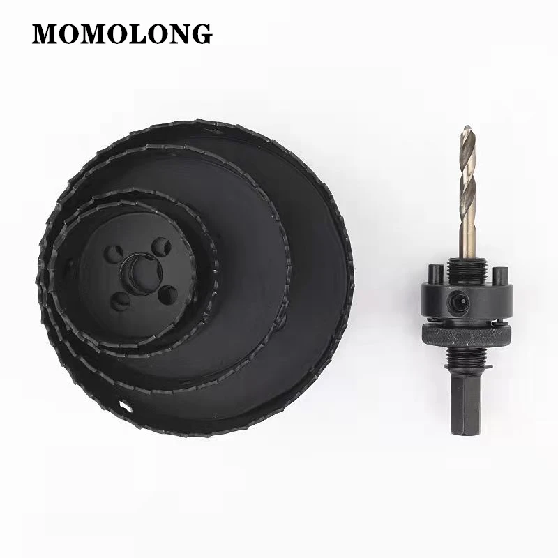 M42 punte per seghe a tazza bimetalliche per lavorazione del legno ferro acciaio inossidabile plastica alluminio Kit di taglio Set di utensili per punte da trapano 32-114mm