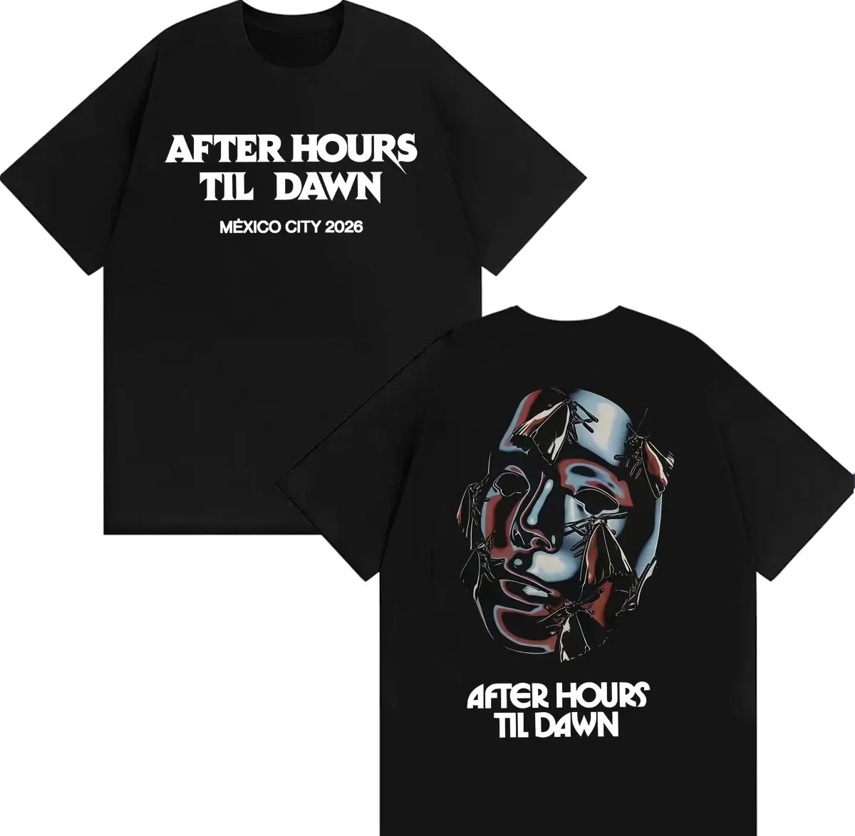 Casual Singer T-shirts Harajuku Rapper After Hours Til Dawn 2026 World Tour Streetwear for Men Women Fashion Fan Gifts Tshirts