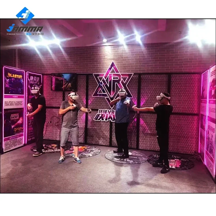 Virtual Reality shooting Experience Multiplayer VR Game Theme Park simulator For Amusement gaming center