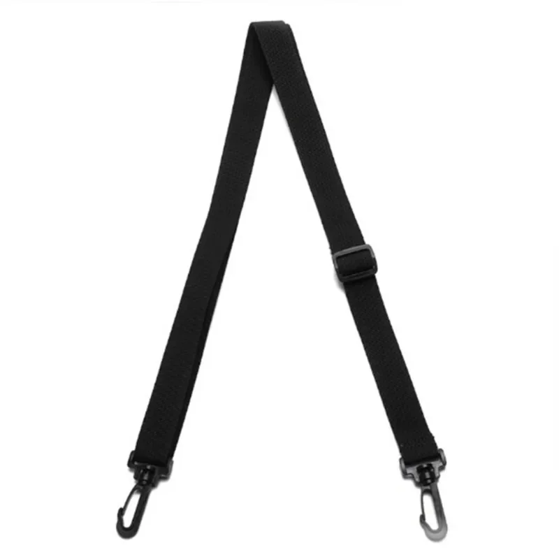 2.5cm Wide Computer Bag Strap Nylon for Men Handbag Briefcase Crossbody Bag Shoulder Belts Adjustable Long Bands Black