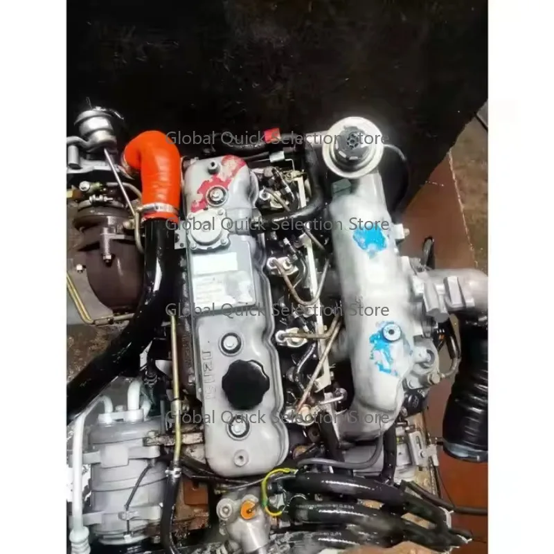 Original Japan Used Dies-el Engine C240 4BD1 4JB1 4JB1T 6BG1 for Isu Zu Die-sel Truck Engine with Gearbox 5