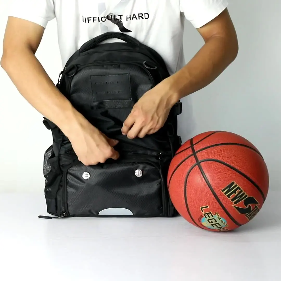 

Basketball Bag Sports Backpack Men's Waterproof Wear-resistant Outdoor Football Bag Women's Large Capacity Oxford Cloth Backpack