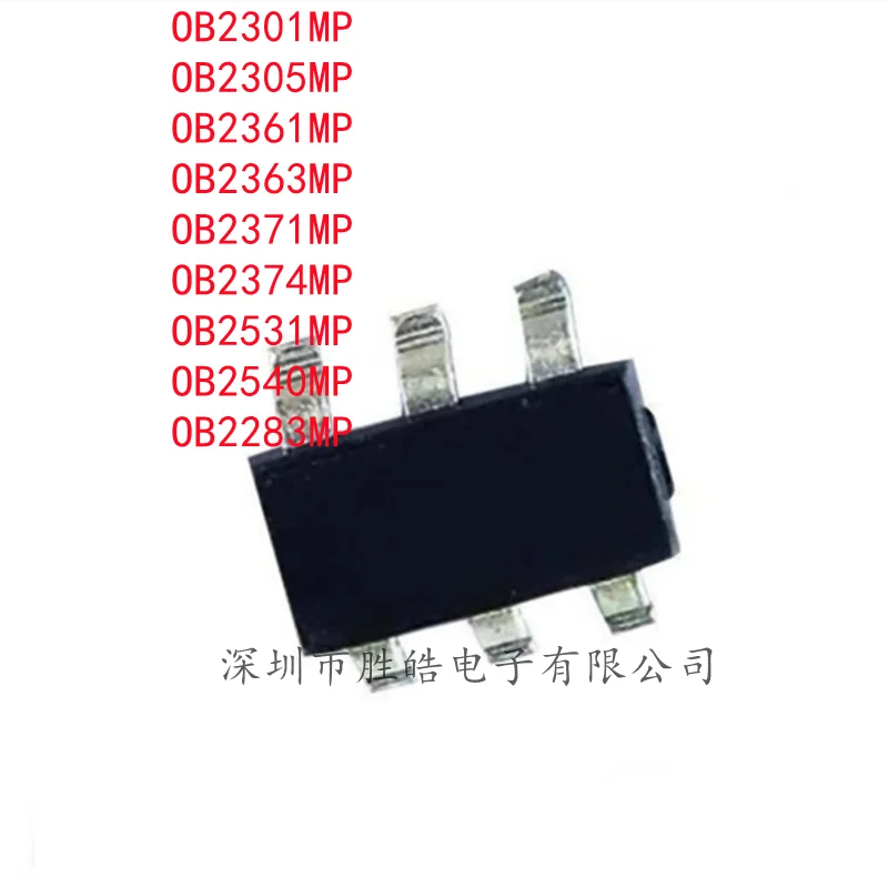 

(5PCS) NEW OB2301MP / OB2305MP / OB2361MP / OB2363MP / OB2371MP / OB2374MP / OB2531MP / OB2540MP / OB2283MP(83J) SOT23-6 IC