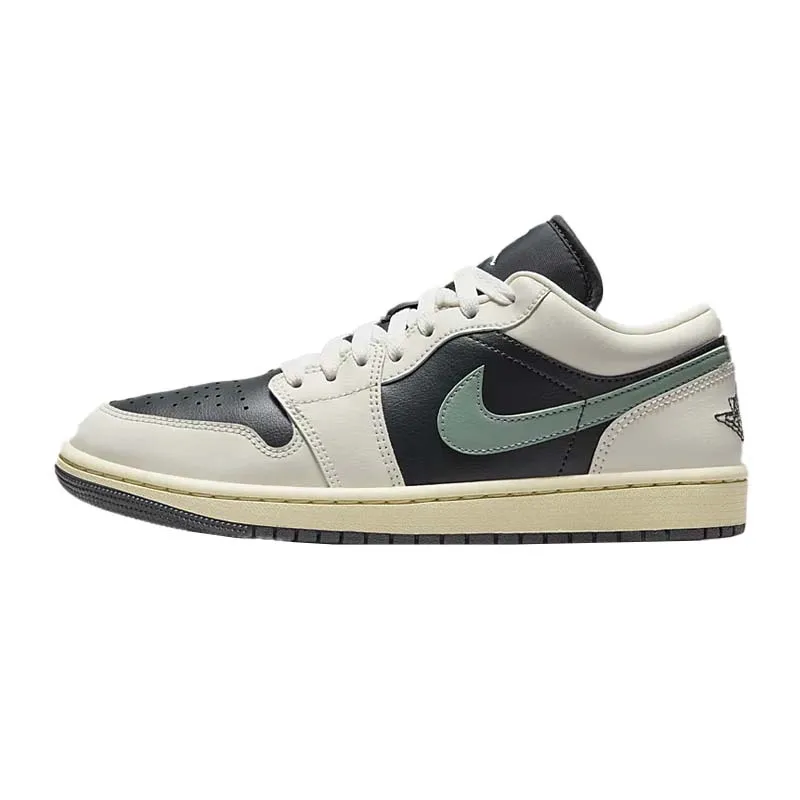 Jordan Air Jordan 1 cowhide synthetic leather shock-absorbing, anti slip, breathable low top basketball shoes for men and women