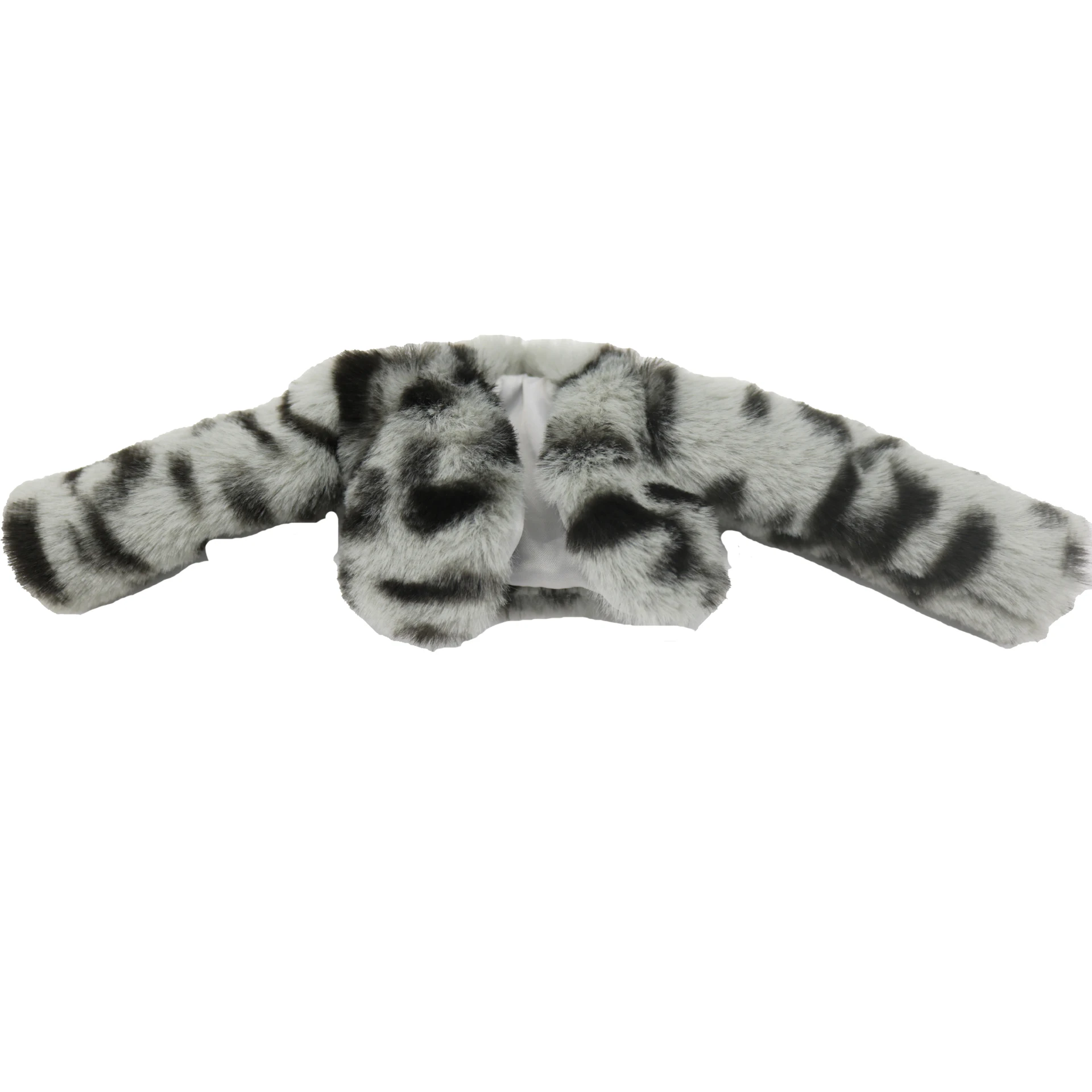 Neue 30 cm 1/6 Leopard Komfort Material kurze Pelzmantel Zubehör Kleidung für Barbies Puppe – Detail 12