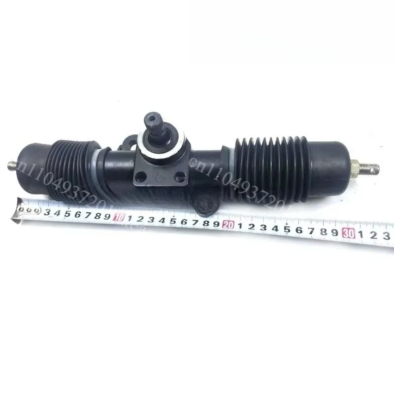 DIY 4 Wheel Electric Go Kart Steering Gear 32CM-42CM Aluminum Steering Box 1.5-2.5 Turn Modification Parts