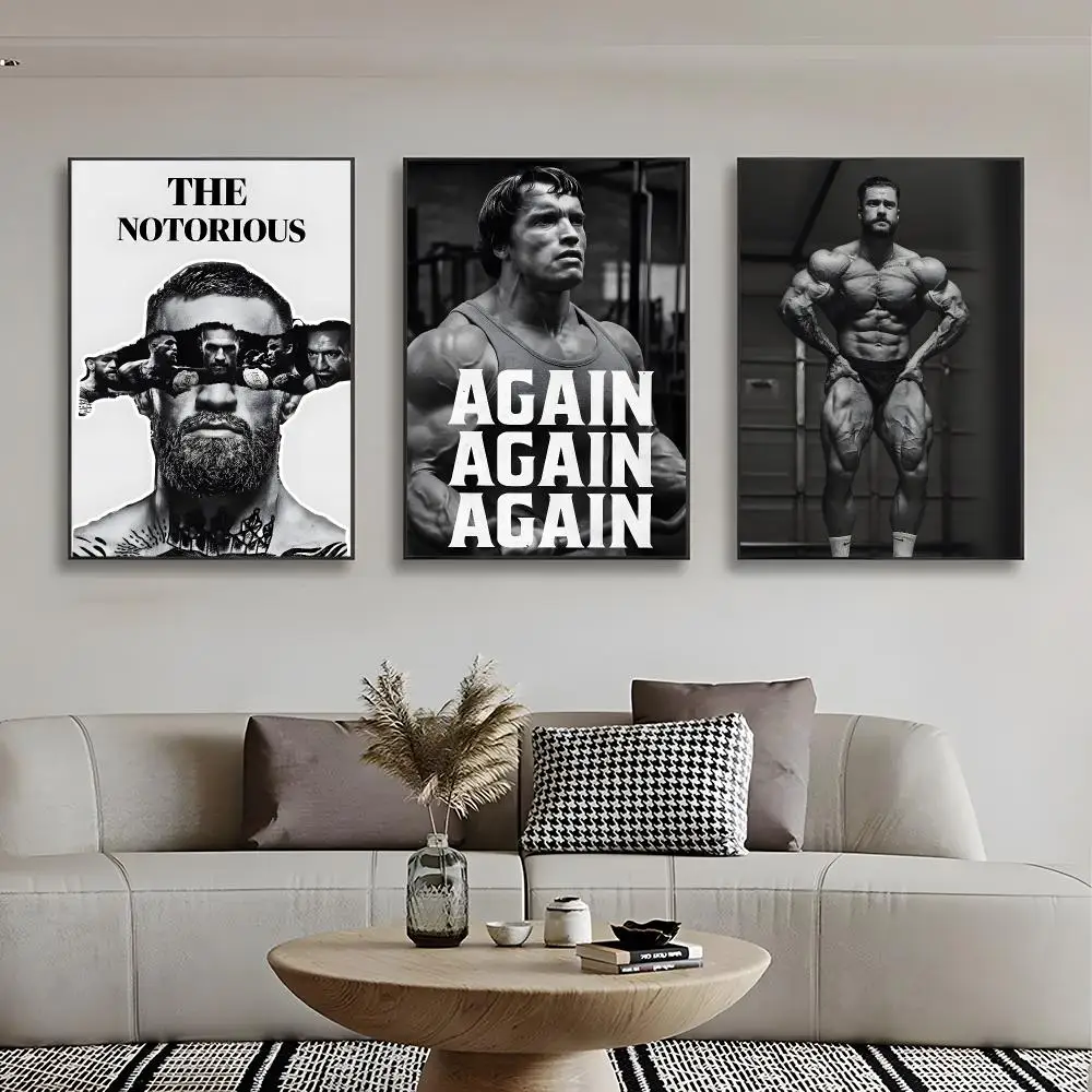 sports fitness Bodybuilding Star Poster Classic Home Interior Artwork & Stylish Room Decoration