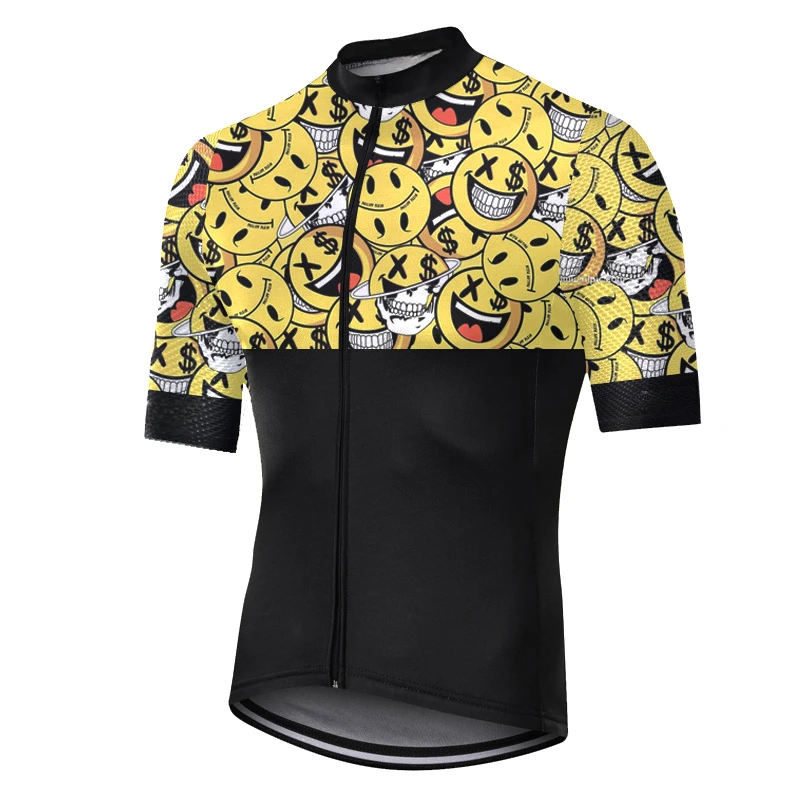 Men Short sleeve Cycling Jersey Mtb Road Bicycle Shirt Summer Breathable Bike Jersey Cycling