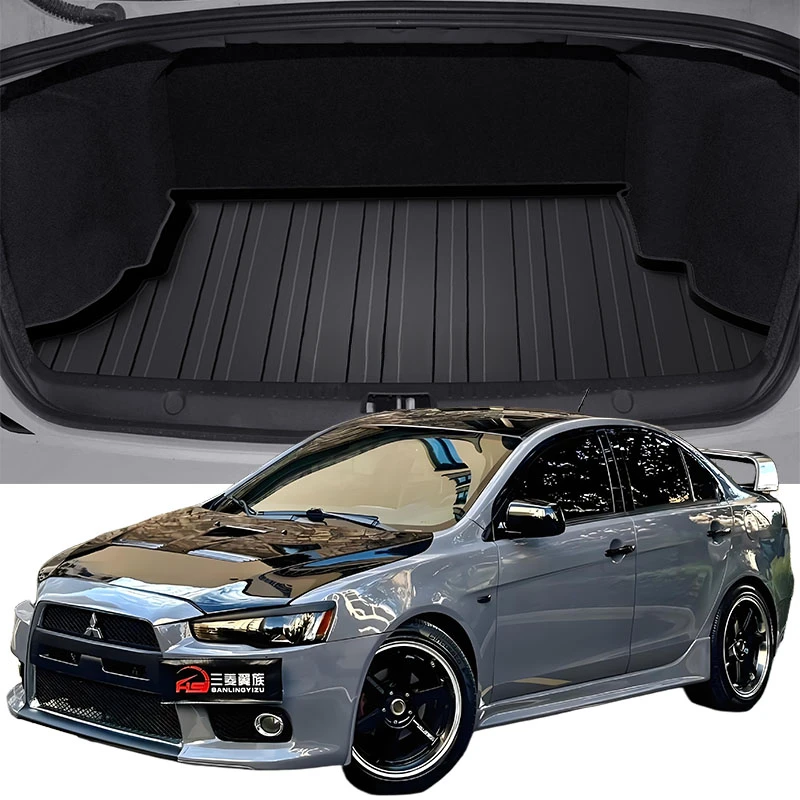 Upgrade TPE Car Rear Trunk Mats Storage Pads Cargo Tray Dustproof Waterproof Protecion Cushion For Mitsubishi LANCER 2010-2016