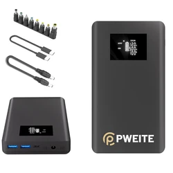Laptop Powerbank PD 100W DC 5V 9V 12V 16.5V 19V 20V 24V External Battery Pack for MacBook Pro HP Samsung Dell ASUS Lenovo CPAP