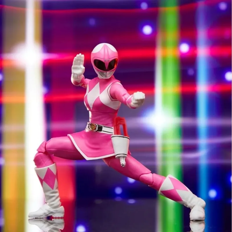 【Auf Lager】Hasbro Power Rangers 30th Anniversary Mighty Morphin Pink Ranger Actionfigur zum Sammeln, Modellspielzeug, Weihnachtsgeschenk