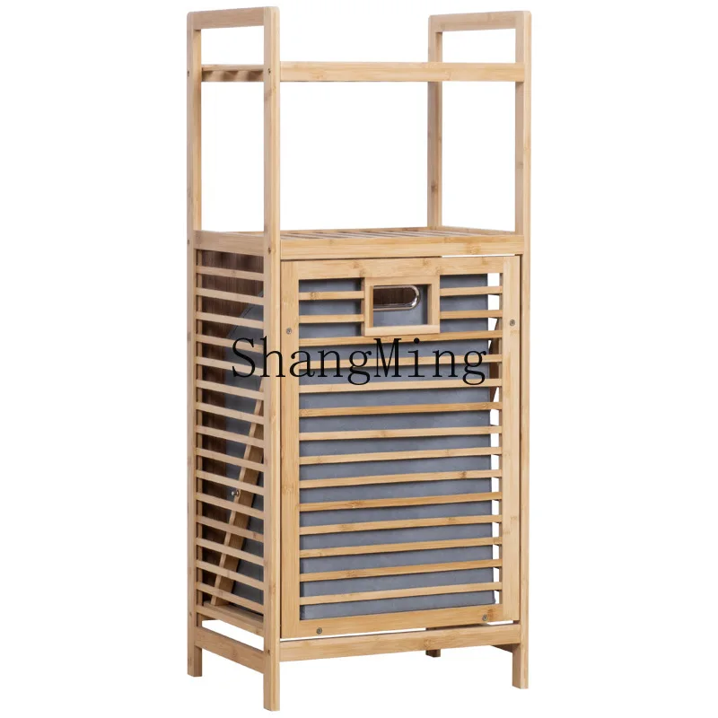 

PYH Dirty Laundry Storage Basket Bathroom Bamboo Cloth Dirty Laundry Basket Folding Dirty Laundry Basket