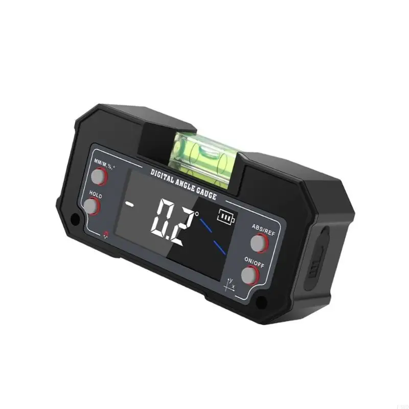 Motorhome Level Reader with Bubble Vial and Two Direction Display