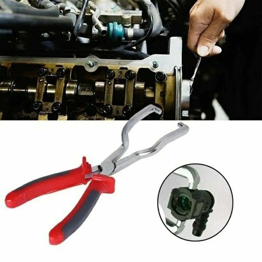 Automobile Caliper Fuel Pipe Pliers 45 Steel Special Repair Filter Urea Disassembly Tube Tool Pliers Clamp Quick R3B7