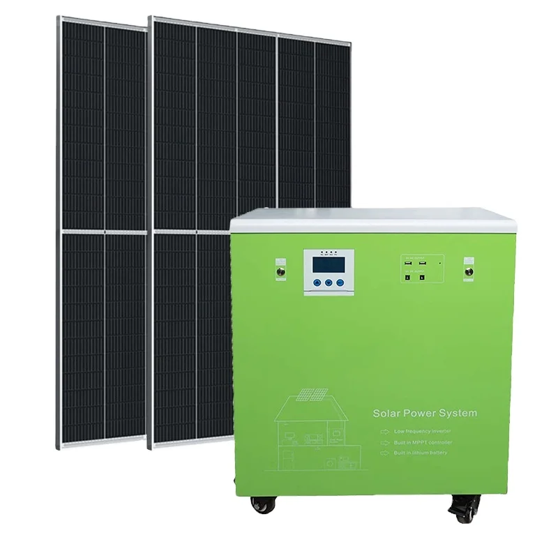 For Outdoor Camping Solar Panel System 6KW All-in-one WON-SPS-6K Smart LCD Display Overload Protection IP54 Waterproof