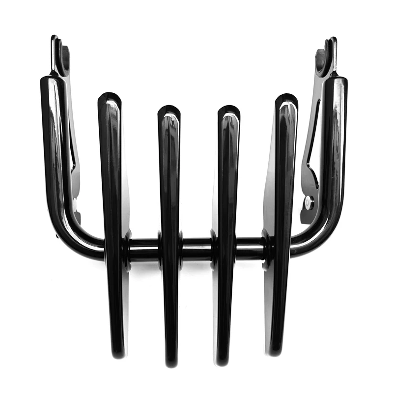 HCMT Gloss black Detachable Luggage Rack Compatible for Harley Touring Street /Road/Electra Glide Road King Ultra Limited 09-24