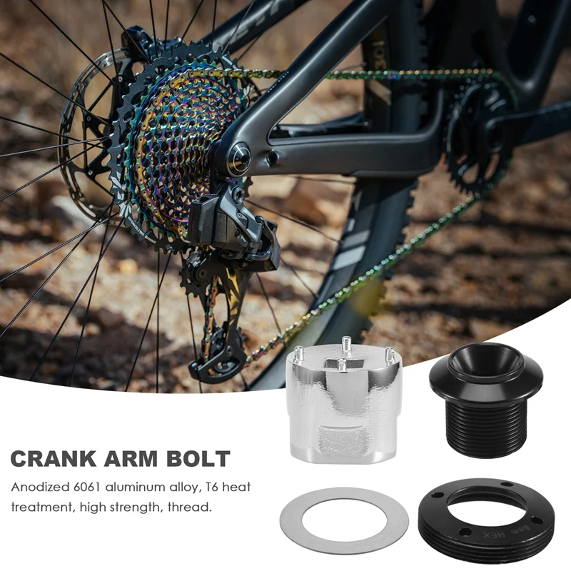 MTB Road Bike DUB Crank Arm Bolt M18/M30 Self Extracting Screw For Sram XX1 FORCE GX NX RED Bicycle Accessories