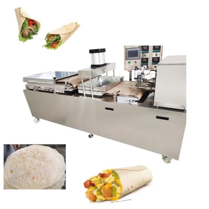 Fully Automatic Lavash Flat Bread Taco Shell Making Machine Tortilla Making Machine