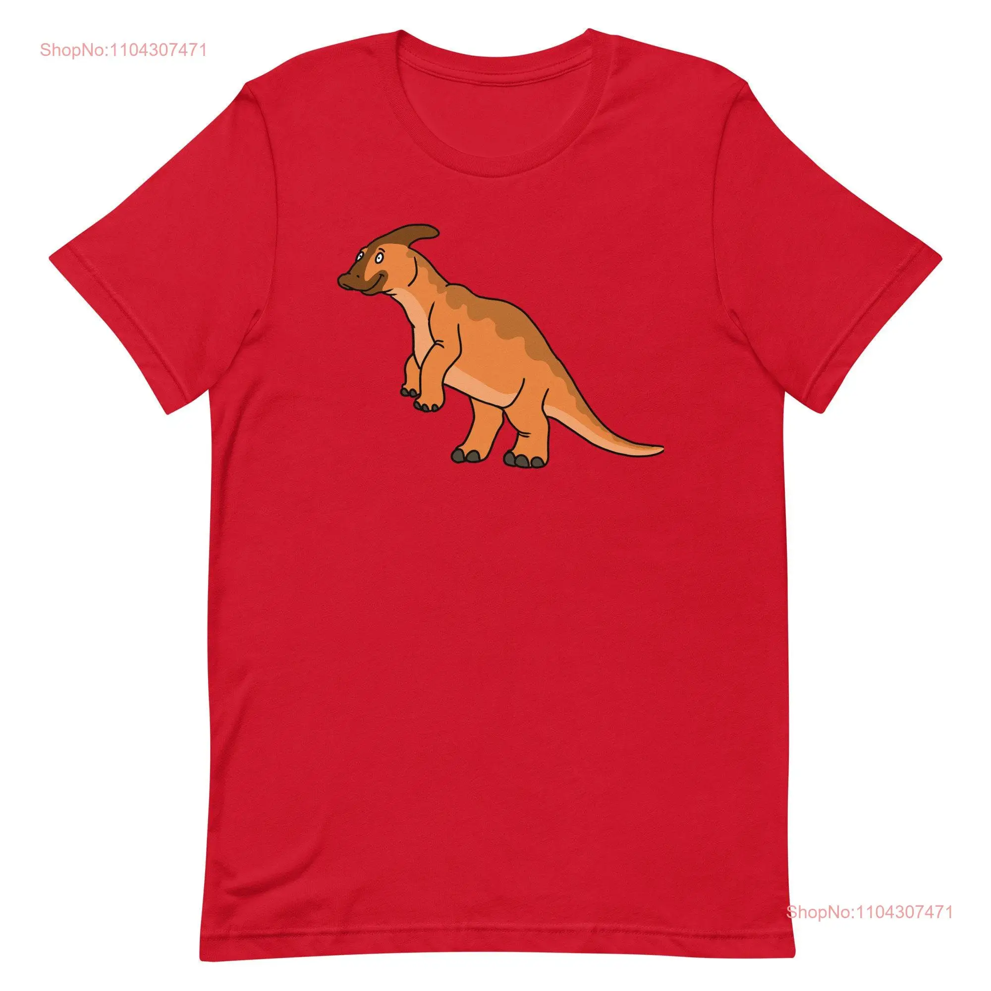 Adult Parasaurolophus T Shirt  long or short sleeves